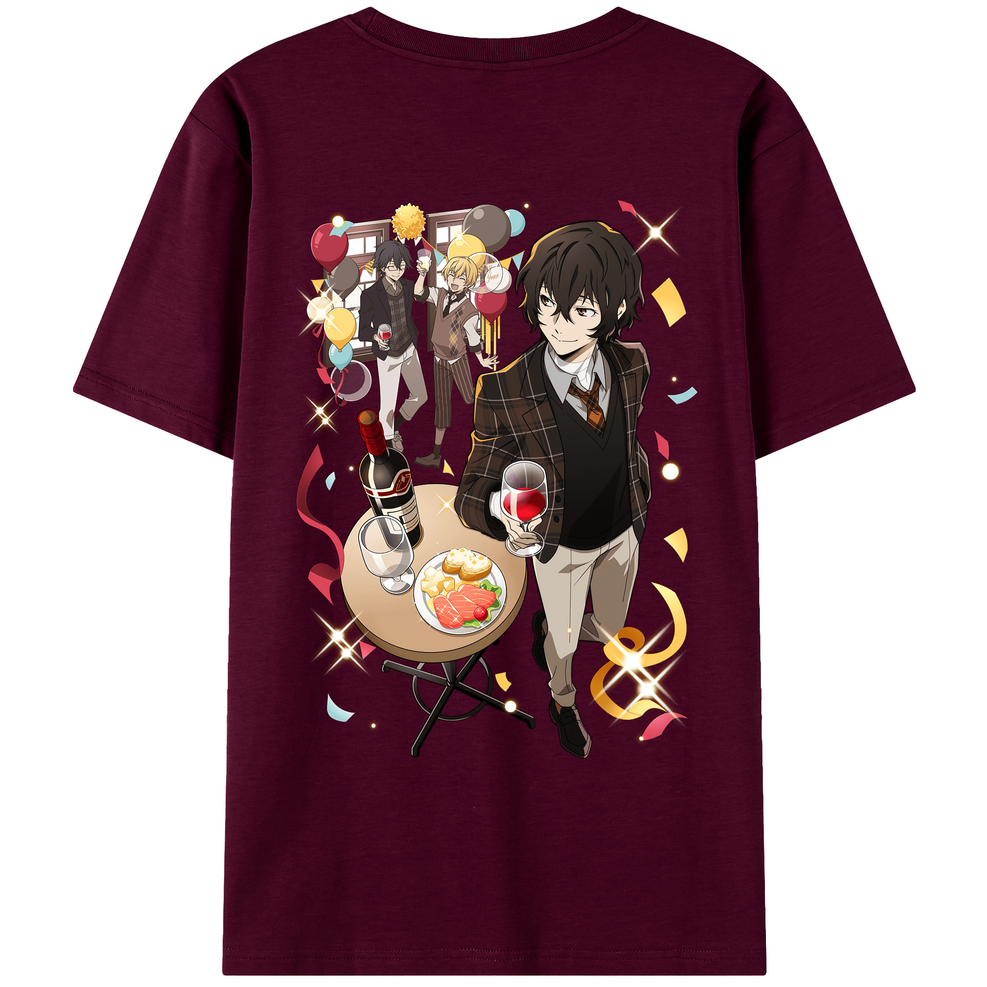（画像用） 文豪ストレイドッグス Bungo Stray Dogs レディース半袖Tシャツ(バックプリント)